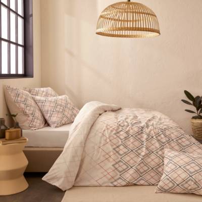 Housse de couette percale bio Léa CAMIF