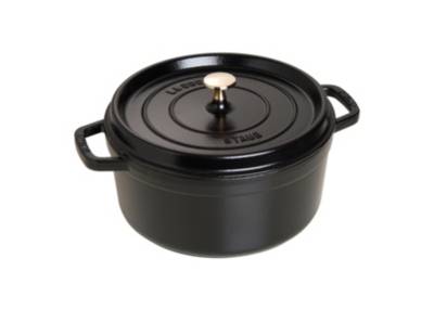 Cocotte ronde STAUB diam 26 cm noir