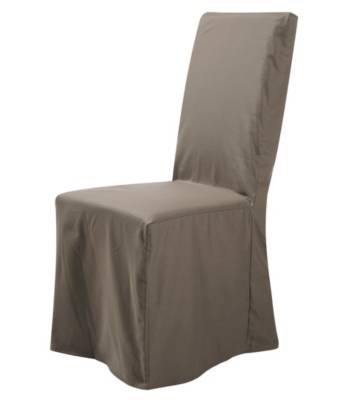 Housse universelle de chaise Noémie  TUTTI TEMPO, taupe