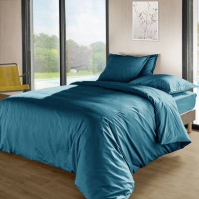 Drap housse percale bio Elise CAMIF