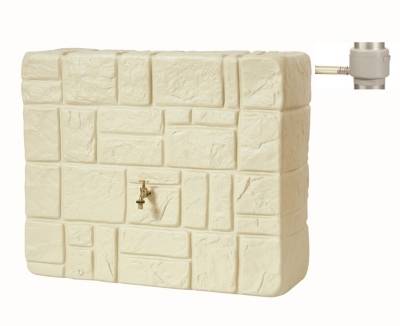 Kit cuve murale BRICK 300 litres coloris sable