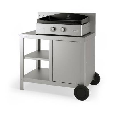Ensemble Plancha et desserte Allure 260 Inox LE MARQUIER