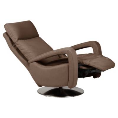 Fauteuil relaxation microfibre Buxy - Repose pieds - Made In France
