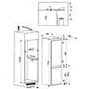 Réfrigérateur combiné garanti 5 ans B18A1D/I1 INDESIT