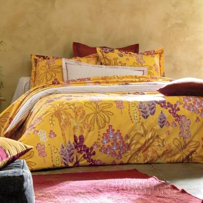 Drap Housse Percale Eden Blanc Des Vosges Rubis