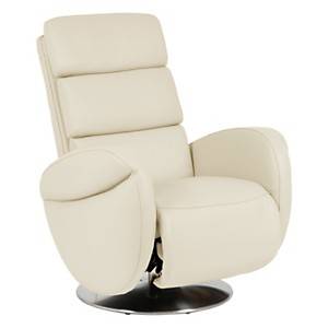 Fauteuil relax pivotant cuir Barizey