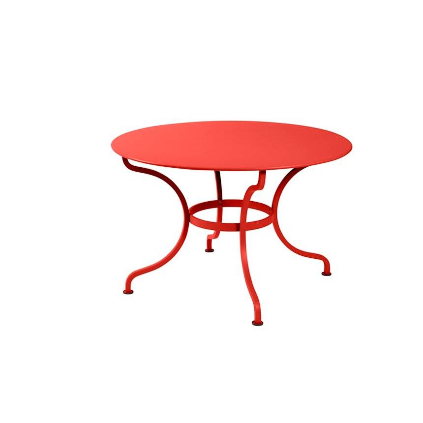 Table Romane FERMOB diamètre 117 cm  démontable, couleur au choix