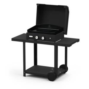 Plancha Pure Edition noir Grill 260 + Chariot + Couvercle